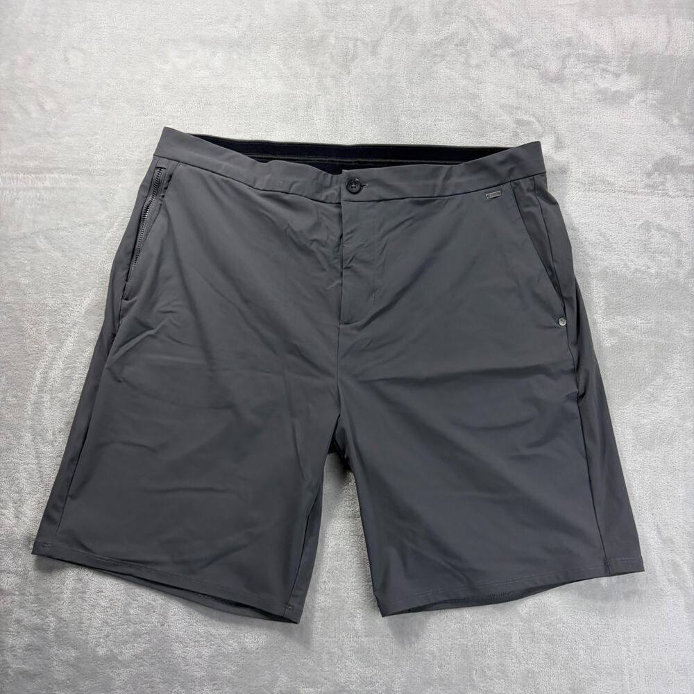 Vuori 8” Fleet V386 Lightweight Shorts Gray XXL Stretch Performance Casual Golf